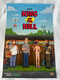 KING OF THE HILL - 12"x18" Original Movie TV Poster SDCC 2025 MINT Hulu