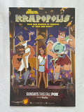 KRAPOPOLIS - 12"x18" Original Promo TV Poster SDCC 2024 MINT Fox Dan Harmon