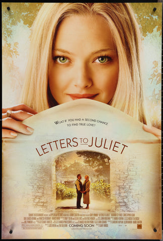 LETTERS TO JULIET - 27"x40" D/S Original Movie Poster One Sheet Amanda Seyfried