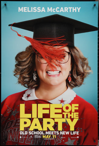 LIFE OF THE PARTY - 27"x40" D/S Original Movie Poster One Sheet Melissa McCarthy