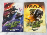 THE MANDALORIAN AND GROGU 13"x19" D/S Original Movie Poster MINT AMC First Look IMAX