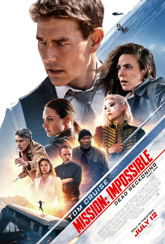 MISSION IMPOSSIBLE DEAD RECKONING 11"x17" Original Promo Movie Poster MINT 2023 Tom Cruise