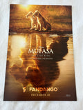 SKELETON CREW / MUFASA 13"x19" D/S Original TV Movie Poster MINT Star Wars 2024