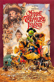 MUPPET TREASURE ISLAND - 18.5"x27" Original Movie Poster Half Sheet Disney 1996 Tim Curry