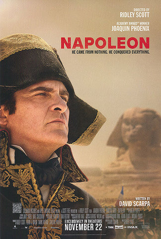 NAPOLEON - 27"X40" D/S Original Movie Poster One Sheet 2023 Joaquin Phoenix