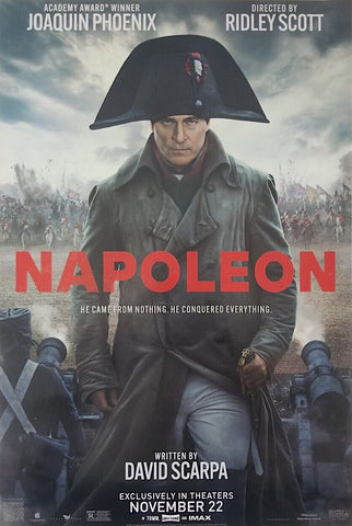 NAPOLEON 11.5"x17" Original Promo Movie Poster 2023 MINT Joaquin Phoenix Ridley Scott