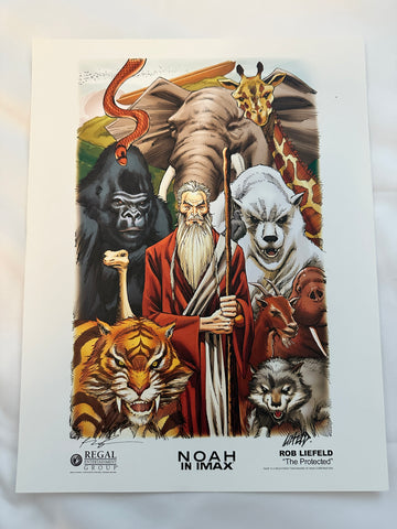 NOAH 10"x13" Original Movie Poster REGAL 2014 Mint Rob Liefeld Russell Crowe LE