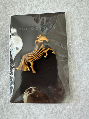 THE ODYSSEY - Original Promo Movie Pin NEW 2026 - Trojan Horse SEALED