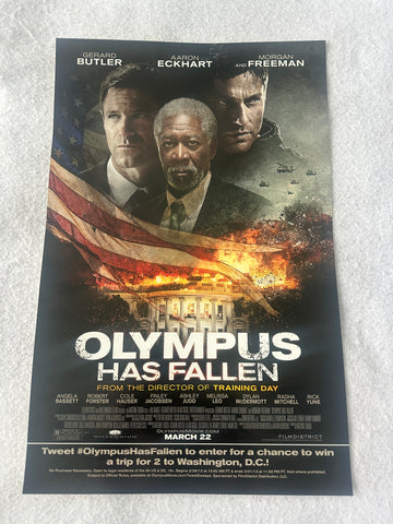 OLYMPUS HAS FALLEN - 11"x17" Original Promo Movie Poster MINT 2013 Gerard Butler