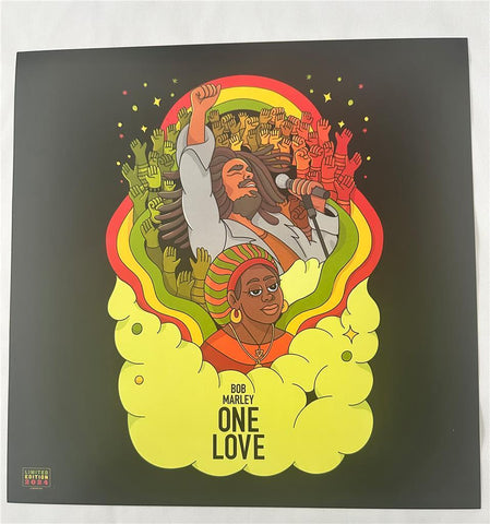 BOB MARLEY: ONE LOVE 12"x12" Original Promo Movie Poster MINT Limited Edition