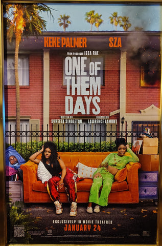 ONE OF THEM DAYS - 27"X40" D/S Original Movie Poster One Sheet 2025 Keke Palmer Sza