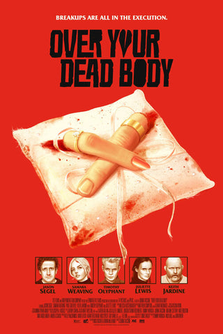 OVER YOUR DEAD BODY - 11"x17" Original Promo Movie Poster MINT 2026 Jason Segel