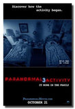 PARANORMAL ACTIVITY 3 - 27"x40" D/S Original Movie Poster One Sheet 2011 Horror