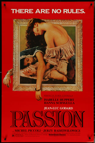 PASSION - 27"x41" Original Movie Poster One Sheet ROLLED 1982 Jean-Luc Godard
