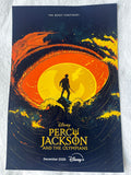 PERCY JACKSON and the OLYMPIANS 12"x18" Original Movie TV Poster SDCC 2025 MINT