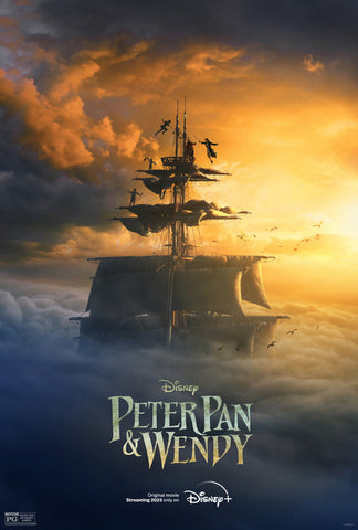 PETER PAN & WENDY -  27"x40" D/S Original Movie Poster One Sheet 2023 Disney +