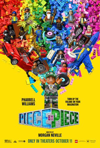 LEGO PIECE BY PIECE - 27"X40" D/S Original Movie Poster One Sheet Pharrell Williams