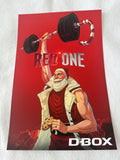 RED ONE 12"x18" Original Promo Movie Poster MINT 2024 Chris Evans D-BOX Cinemark