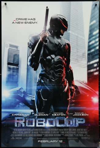 ROBOCOP - 27"x40" D/S Original Movie Poster One Sheet 2014 Joel Kinnaman