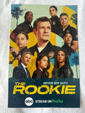 THE ROOKIE - 12"x18" Original Movie TV Poster SDCC 2025 MINT Nathan Fillion Hulu