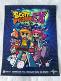 SCOTT PILGRIM EX - 8.5"x11" Original Promo Video Game Poster SDCC 2025 MINT RARE