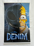 THE SIMPSONS - 12"x18"  Original Promo TV Poster SDCC 2024 MINT DENIM Treehouse of Horror