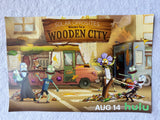 SOLAR OPPOSITES - 12"x18" Original Promo TV Poster SDCC 2023 MINT Wooden City