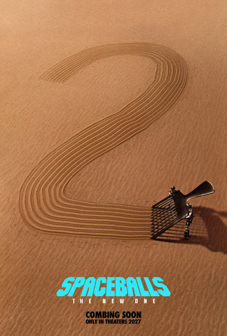SPACEBALLS 2 - 13.5"x20" Original Promo Movie Poster MINT SDCC 2026 HALL H Rick Moranis