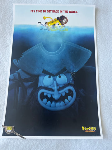 THE SPONGEBOB MOVIE SEARCH FOR SQUAREPANTS - 12"x18" Original Movie Poster MINT LE 2025