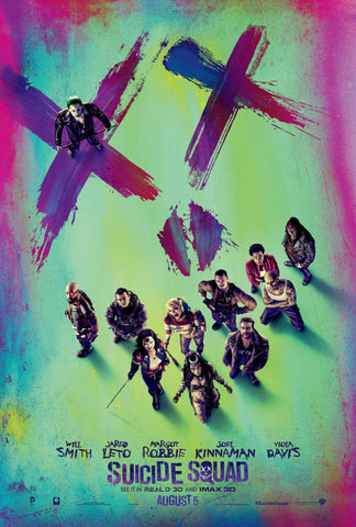 SUICIDE SQUAD 27"x40" D/S Original Movie Poster One 2016 Margo Robbie Will Smith