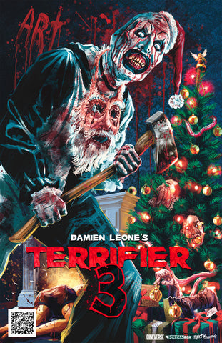 TERRIFIER 3 - 11"x17" Original Promo Movie Poster MINT 2023 Horror Art the Clown