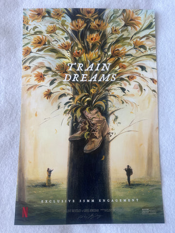 TRAIN DREAMS - 11"x17" Original Promo Movie Poster MINT 2025 35MM Rare Netflix