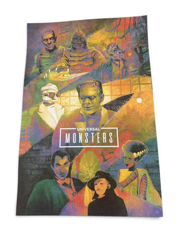 UNIVERSAL MONSTERS - 12"x18" Original Promo Movie Poster NYCC 2026 MINT Rare