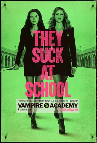 VAMPIRE ACADEMY - 27"x40" D/S Original Movie Poster One Sheet - 2014 Final