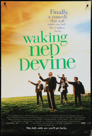 WAKING NED DEVINE 27"X40" D/S Original Movie Poster One Sheet 1998 David Kelley