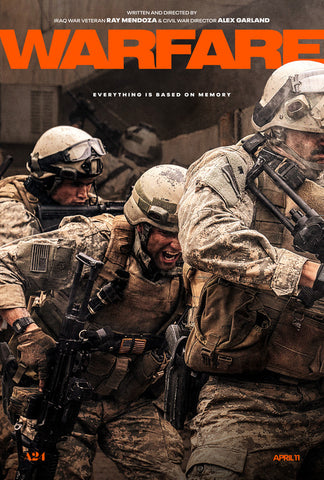 WARFARE - 27"X40" D/S Original Movie Poster One Sheet 2025 Alex Garland Ray Mendoza