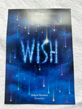 WISH - 9"x13" D/S Original Promo Movie Poster MINT Disney 100 - 2023