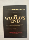 THE WORLD'S END - Set of 12 Trading Cards. Pubs. SEALED Mint Edgar Wright 2013