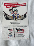 YAIBA SAMURAI LEGEND - 12"x18" D/S Original Movie TV Poster SDCC 2025 MINT Viz Media