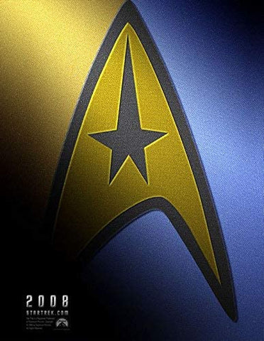 STAR TREK - 13.5"x20" Original Promo Movie Poster 2009 Chris Pine Zachary Quinto