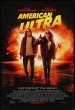 AMERICAN ULTRA  27"x40" D/S Original Movie Poster One Sheet 2015 Kristen Stewart