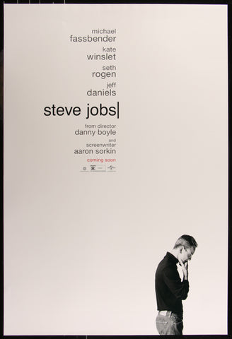 STEVE JOBS 27"x40" D/S Original Movie Poster One Sheet Michael Fassbender Apple