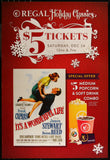 IT'S A WONDERFUL LIFE 27"x40" D/S Original Movie Poster One Sheet REGAL Holiday Classics