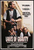 LAWS OF GRAVITY - 27"x49" Original Movie Poster One Sheet 1992 Rare Peter Greene