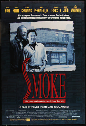 SMOKE - 27"x40" Original Movie Poster One Sheet 1995 Harvey Keitel William Hurt