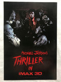 MICHAEL JACKSON'S THRILLER - 13"x19" Original Promo Movie Posters 2017 IMAX