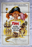 PIPPI IN THE SOUTH SEAS - 27"x41" Original Movie Poster One Sheet 1974 Glossy Longstockings