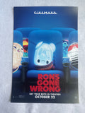 RON'S GONE WRONG - 13"x19" D/S Original Promo Movie Poster MINT Cinemark 2021