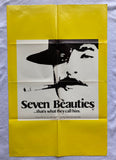 SEVEN BEAUTIES - 27"x41" Original Movie Poster One Sheet 1975 Giancarlo Giannini