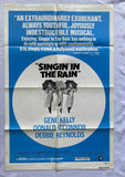 SINGIN' IN THE RAIN - 27"x41" Original Movie Poster One Sheet 1975RR Folded